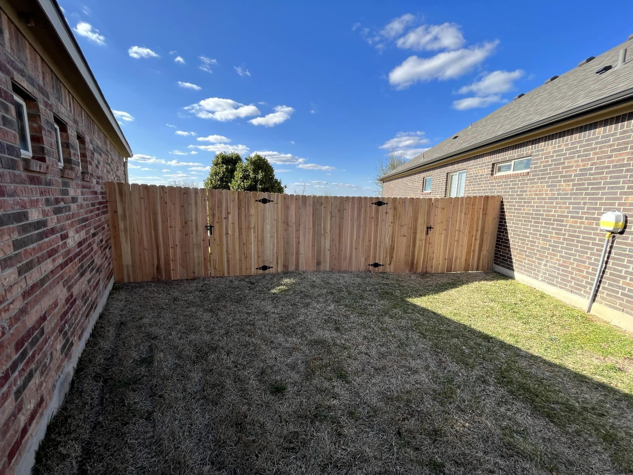 wood fencing