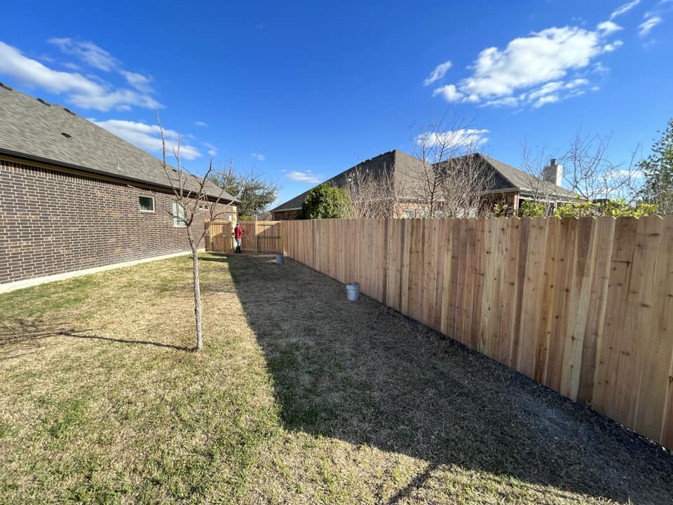 wood fencing