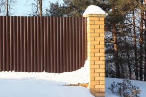 Corrugated Metal Fencing